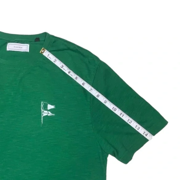 FIVE FOUR Los Angeles Drifter Paddle Flag T Shirt L Green Boat - Picture 11 of 11